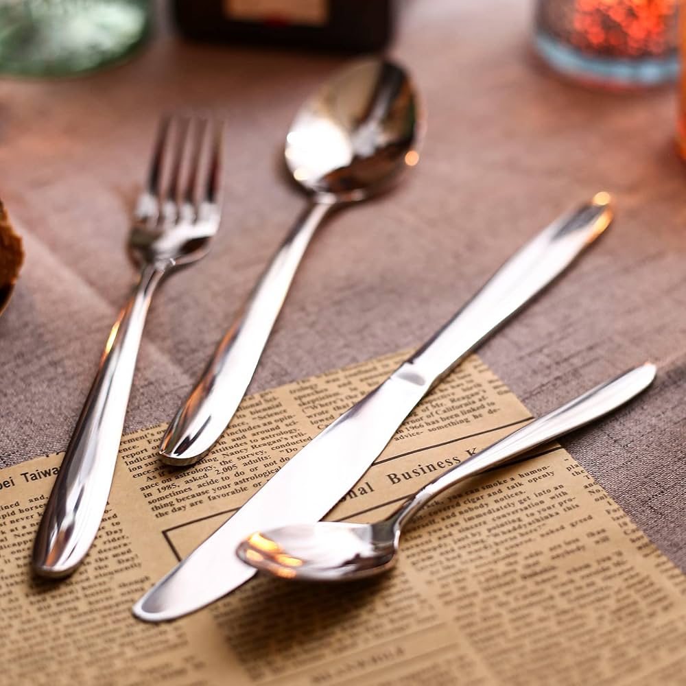 Stainless Steel Cutlery Fork Spoon - Diqqawi Plates