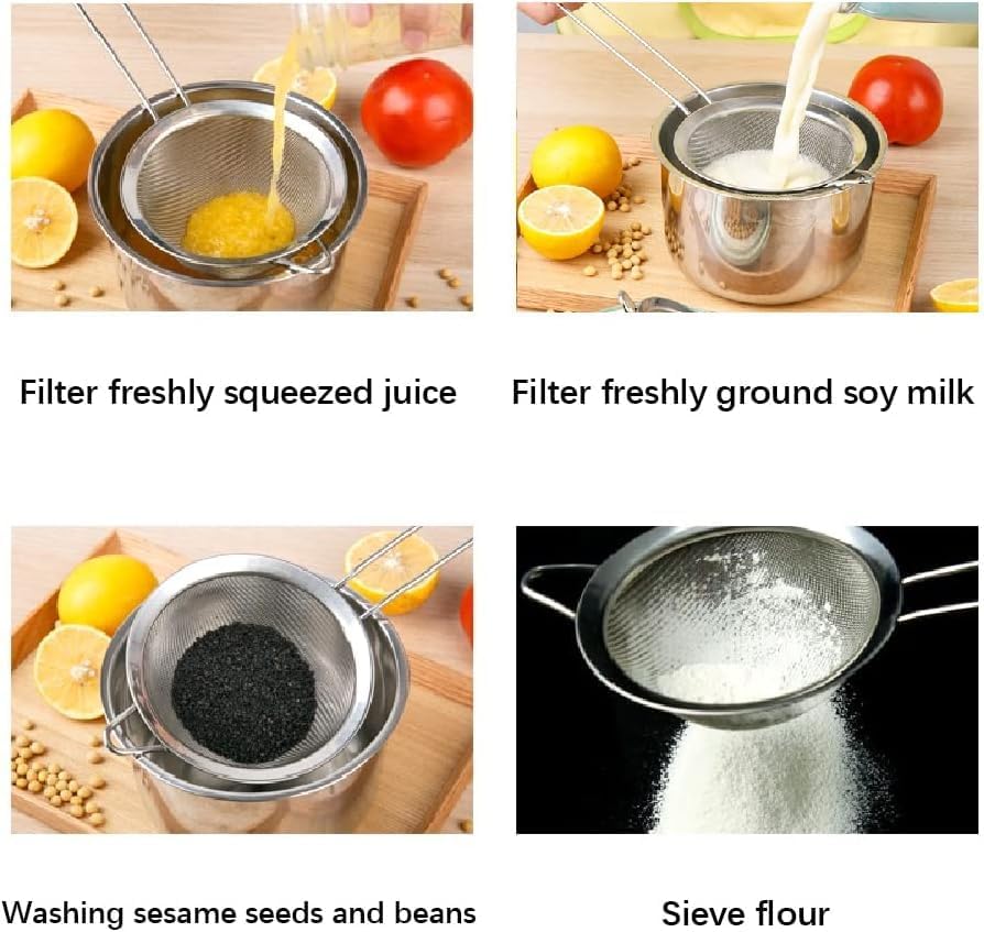 stainless steel strainer Fine Mesh - Diqqawi Plates