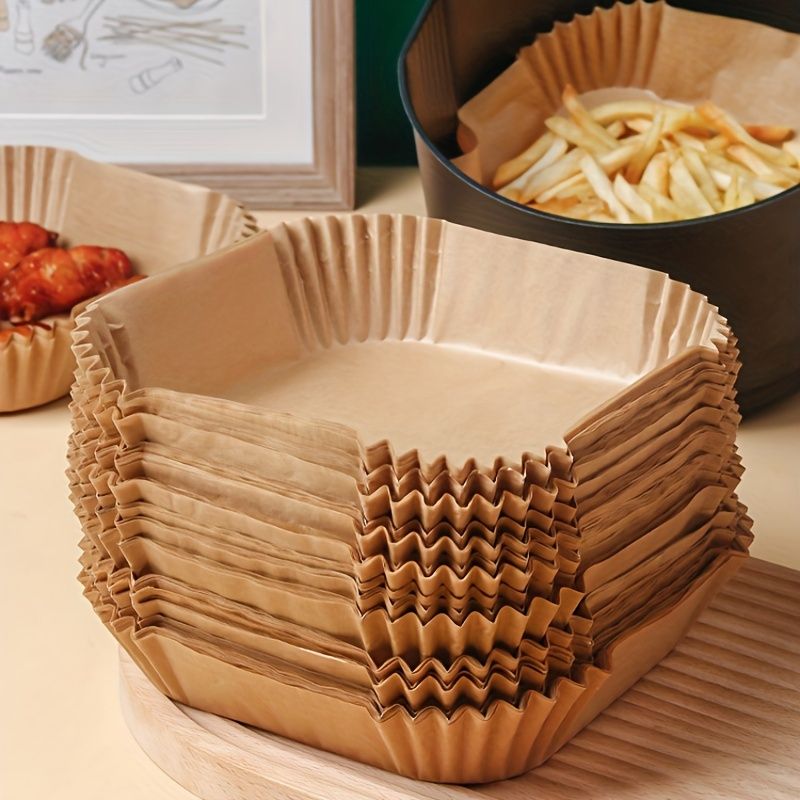 50 pcs Air Fryer Paper Liners - Diqqawi Plates