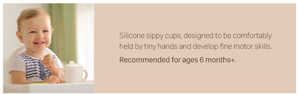 Silicone Cup for Toddler, Training Cup with Handles - 150ml - Diqqawi Plates