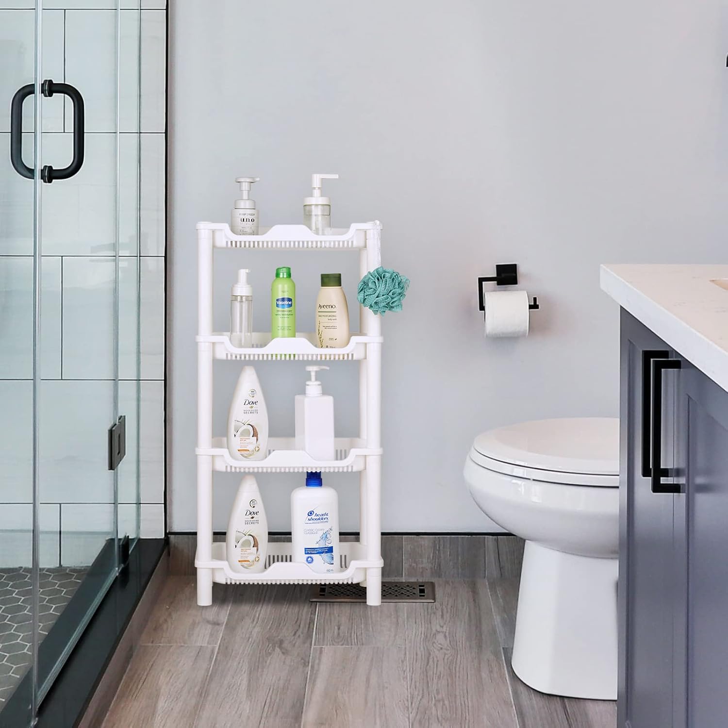 3-Tier Rustproof Corner Shower Caddy - Diqqawi Plates