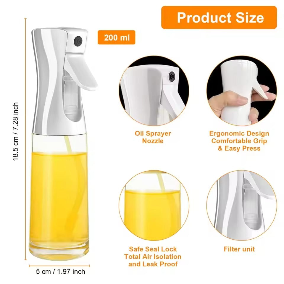 245ml oil spray versatile glass - Diqqawi Plates