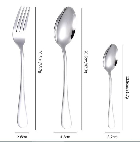 Stainless Steel Cutlery Fork Spoon - Diqqawi Plates