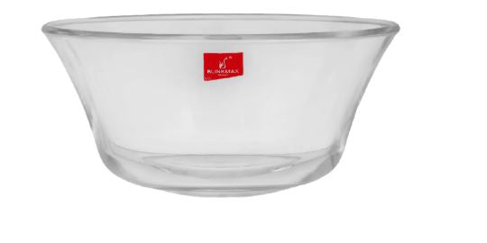 Boutique Glass Salad Bowl – 2000ml Large Capacity - Diqqawi Plates