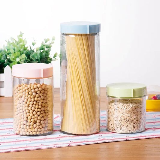High Quality Glass Storage Jar with Lid - Diqqawi Plates