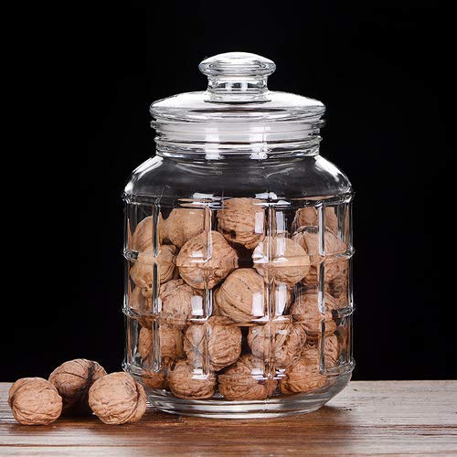 Glass Storage jar container with Airtight Lid 2200 ml
