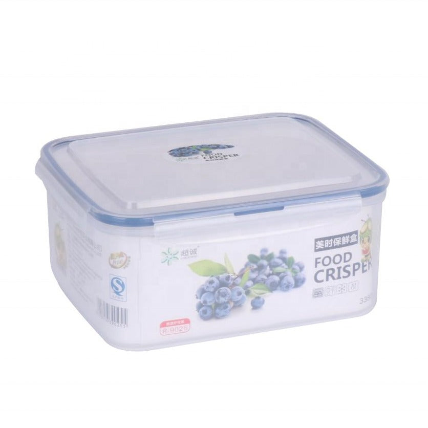 Clear Food Storage Box – Airtight & Durable Container - Diqqawi Plates