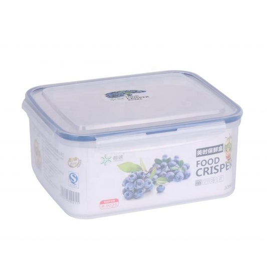 Clear Food Storage Box – Airtight & Durable Container - Diqqawi Plates