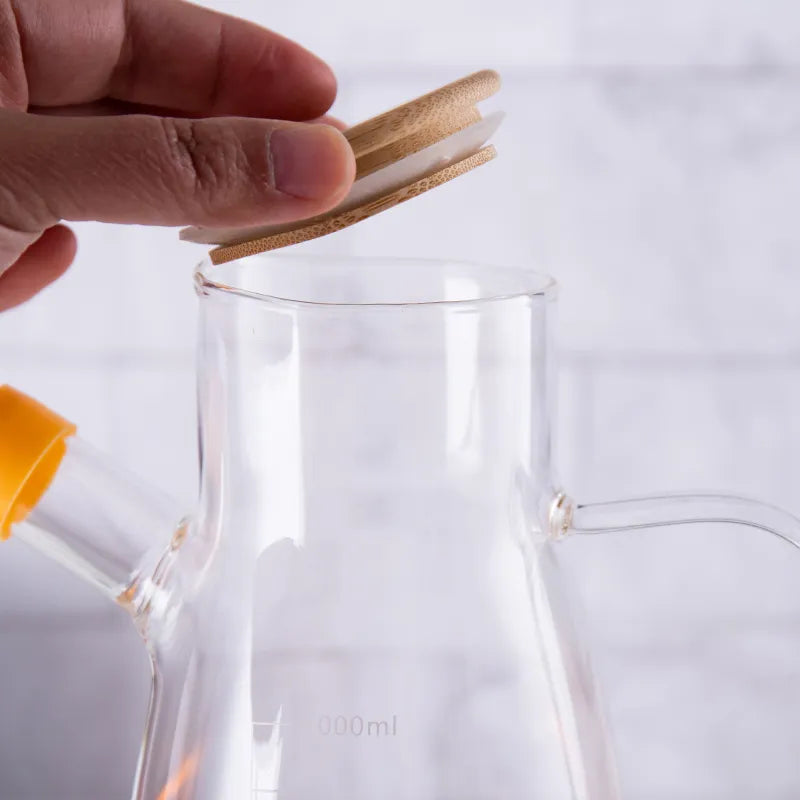 1000ml Glass Bowling Oil Pot - Diqqawi Plates