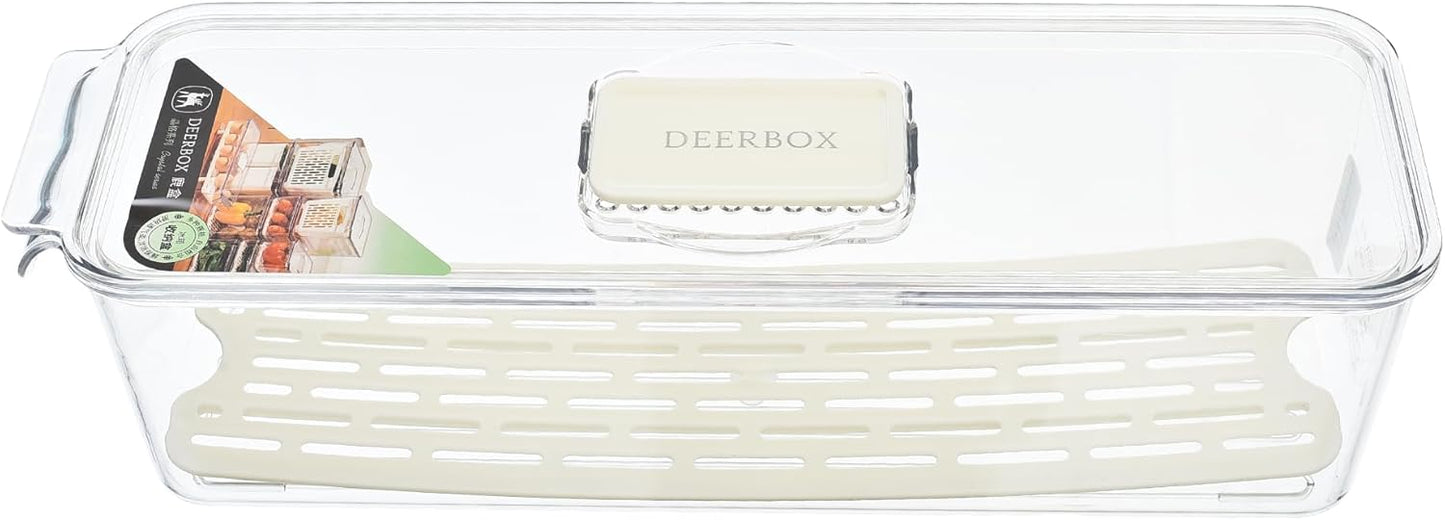 Acrylic Rectangle Fridge Container 2000ml - Diqqawi Plates