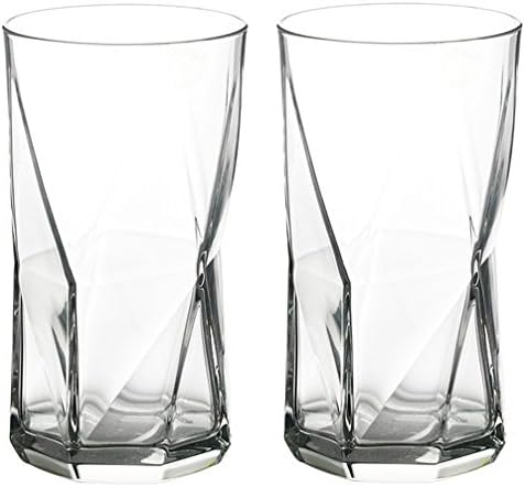 325ML Dimond Blade Edge Tumbler Glass for water - Diqqawi Plates