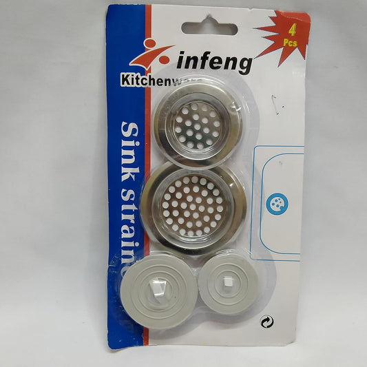 Stainless Steel Sink Strainer - Set of 4 - Diqqawi Plates