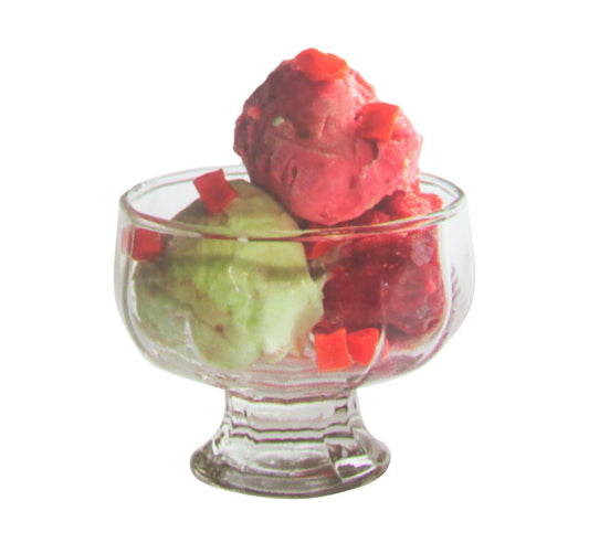 Glass Dessert ice cream Bowl 225ml Set of 6