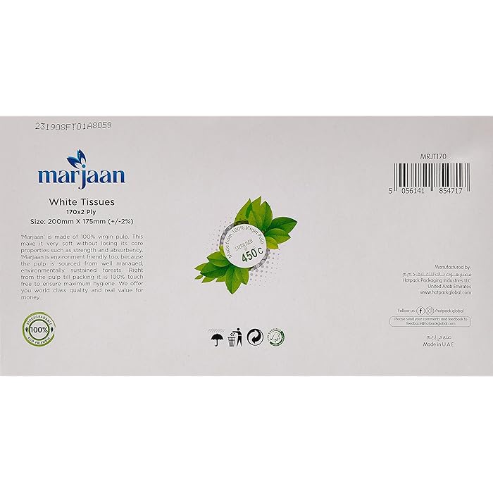 Premium Facial Tissue 170 Sheets X 2 Ply - Diqqawi Plates