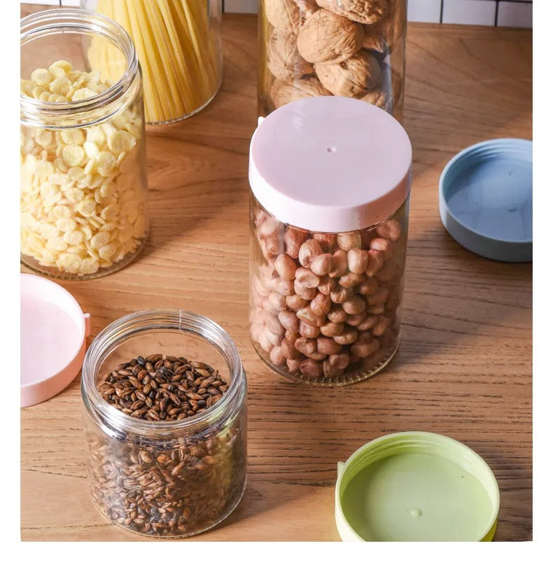 High Quality Glass Storage Jar with Lid - Diqqawi Plates
