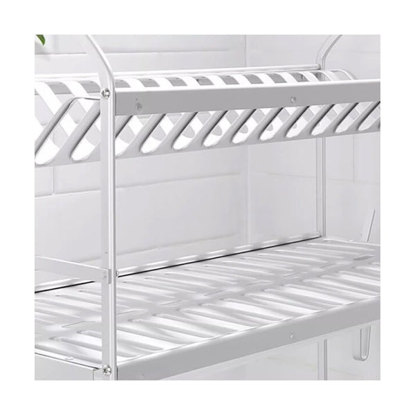 Aluminium Dish Drainer 2 Tier styl2 - Diqqawi Plates