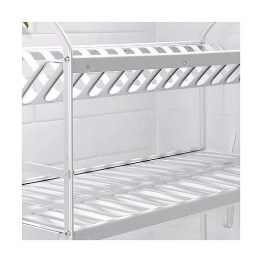 Aluminium Dish Drainer 2 Tier styl2 - Diqqawi Plates