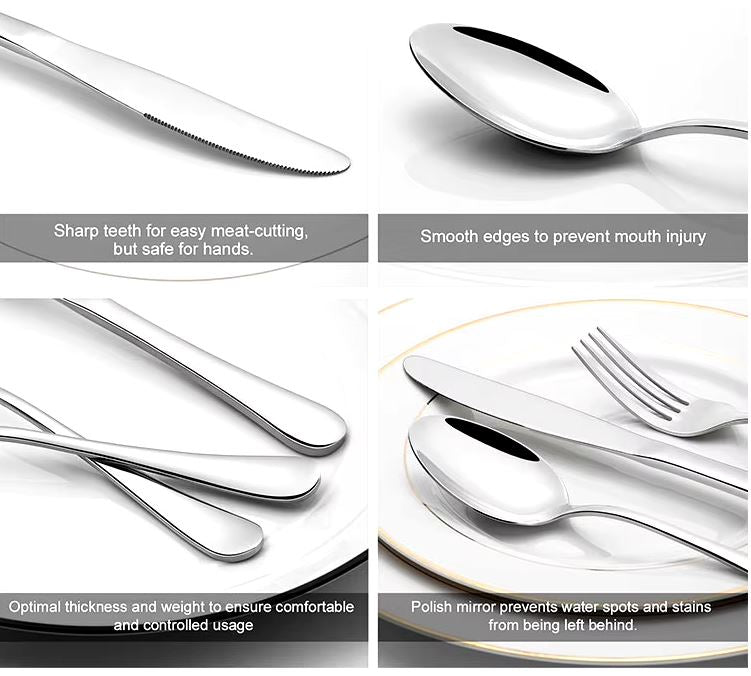 Stainless Steel Cutlery Fork Spoon - Diqqawi Plates