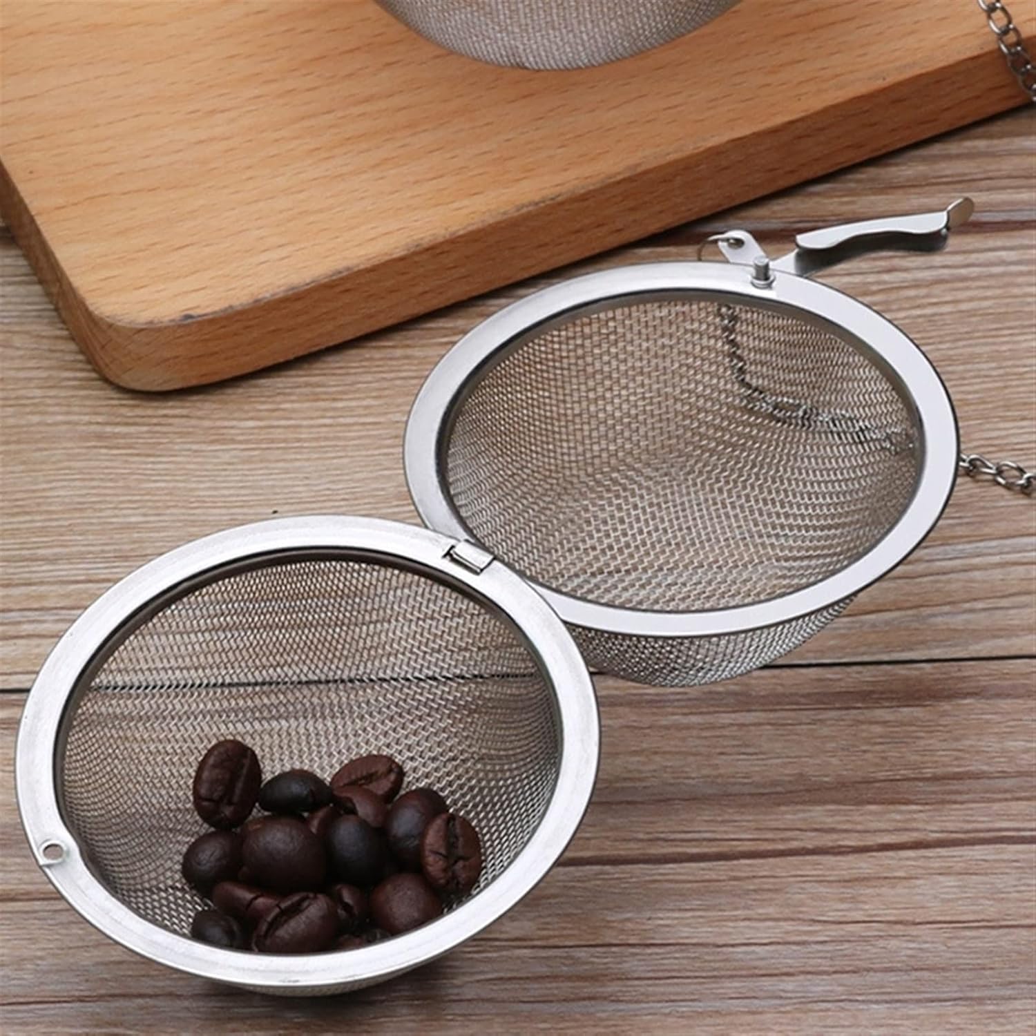 Stainless Steel Spice Mesh Seasoning Ball - Diqqawi Plates