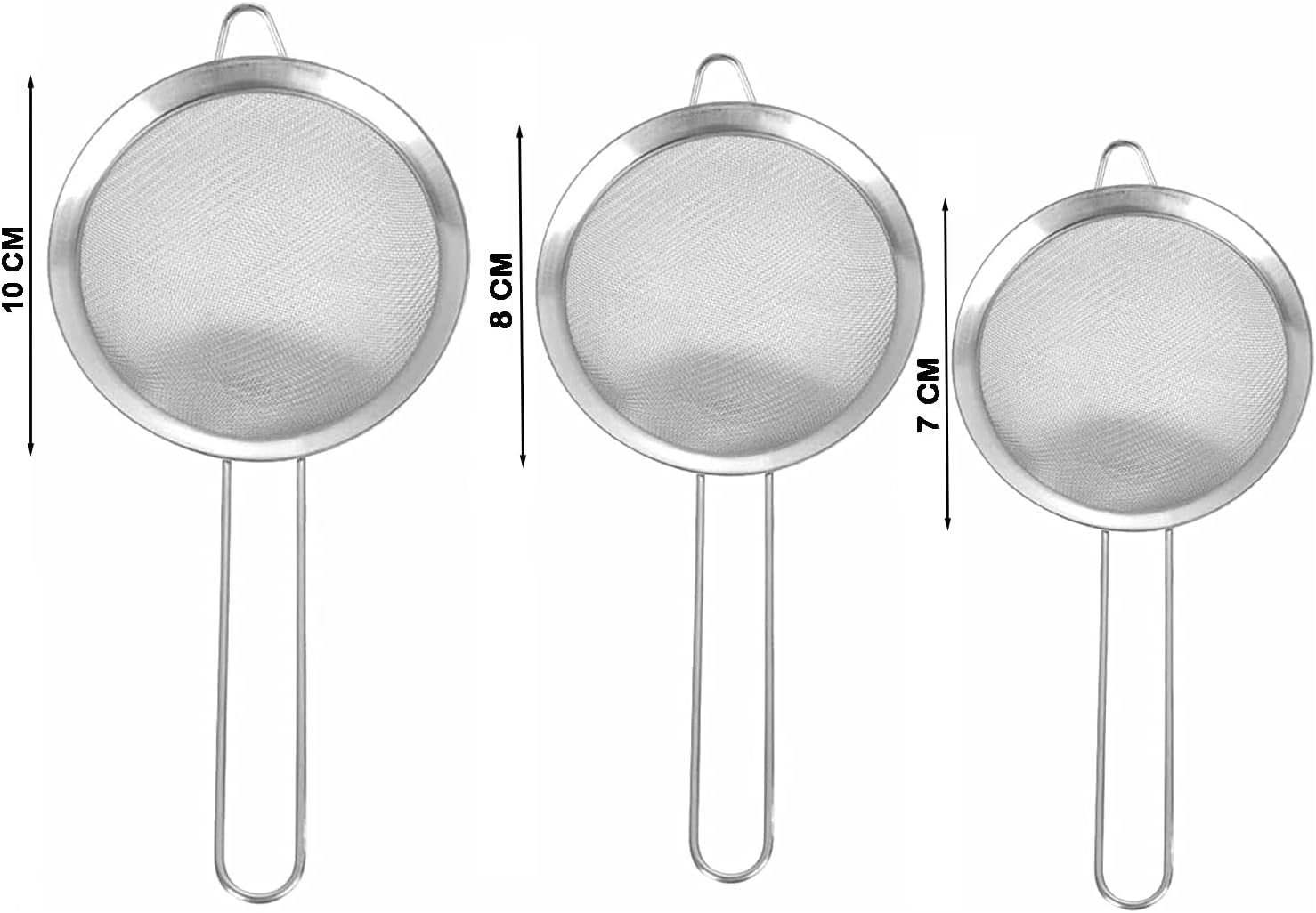 stainless steel strainer Fine Mesh - Diqqawi Plates