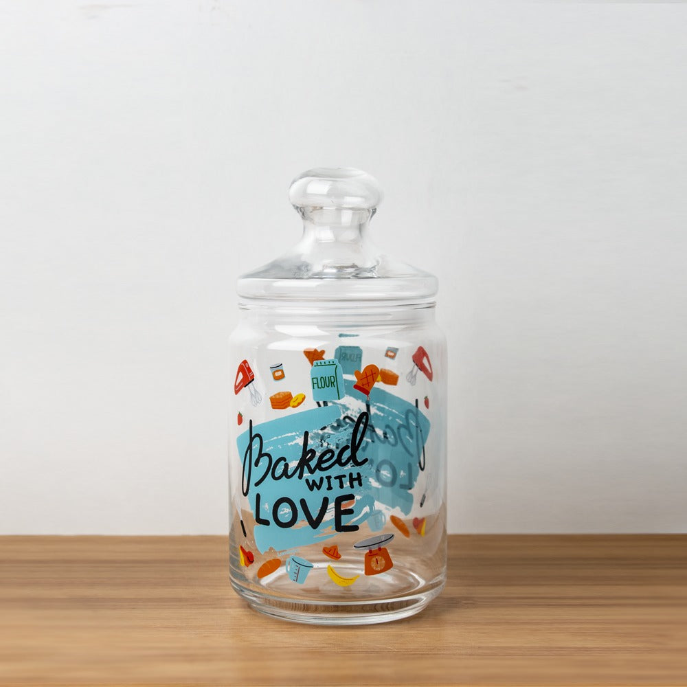 Backed with Love Jar 1L Clear - Diqqawi Plates