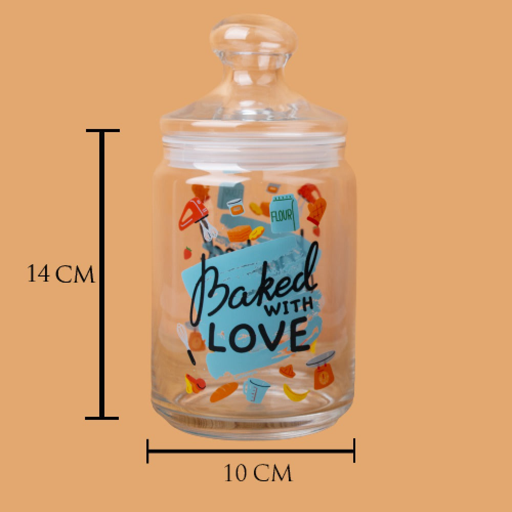 Backed with Love Jar 1L Clear - Diqqawi Plates
