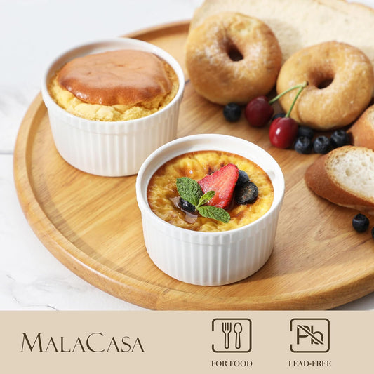 2pcs Set Medium Ramekins Container 5oz - Diqqawi Plates