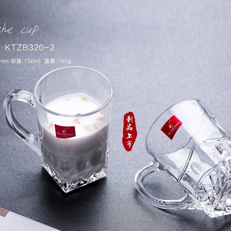 2pcs tea cup with handle model 320 - Diqqawi Plates