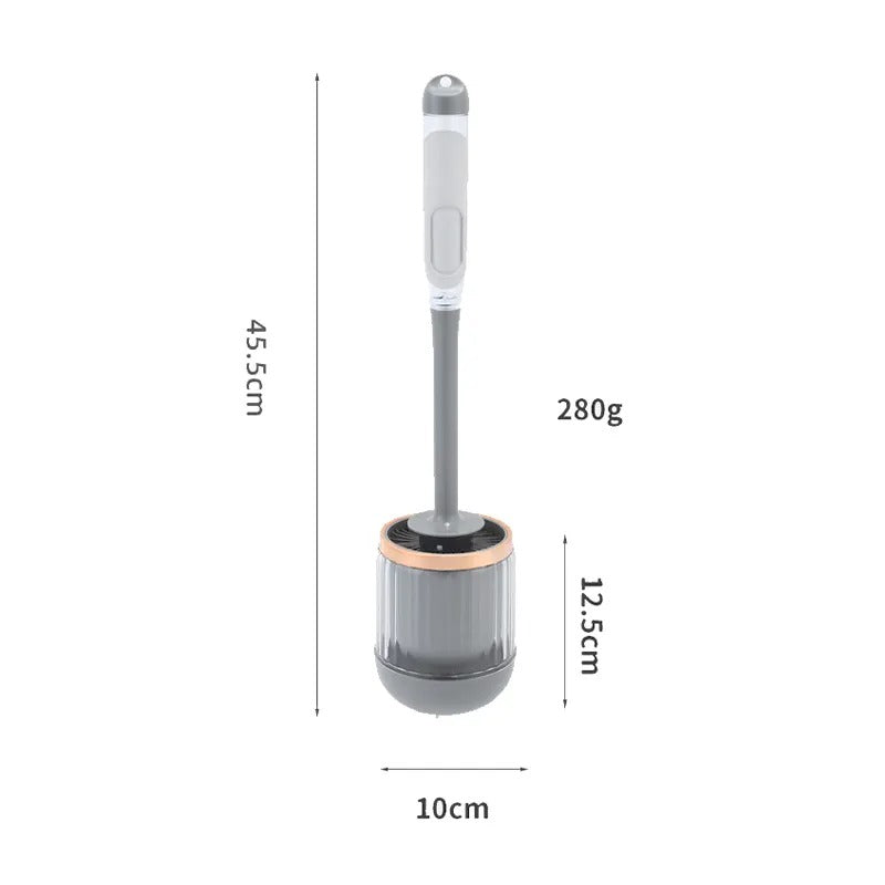Plastic Long Handle Smart Cleaning Toilet Bowl Brush - Diqqawi Plates