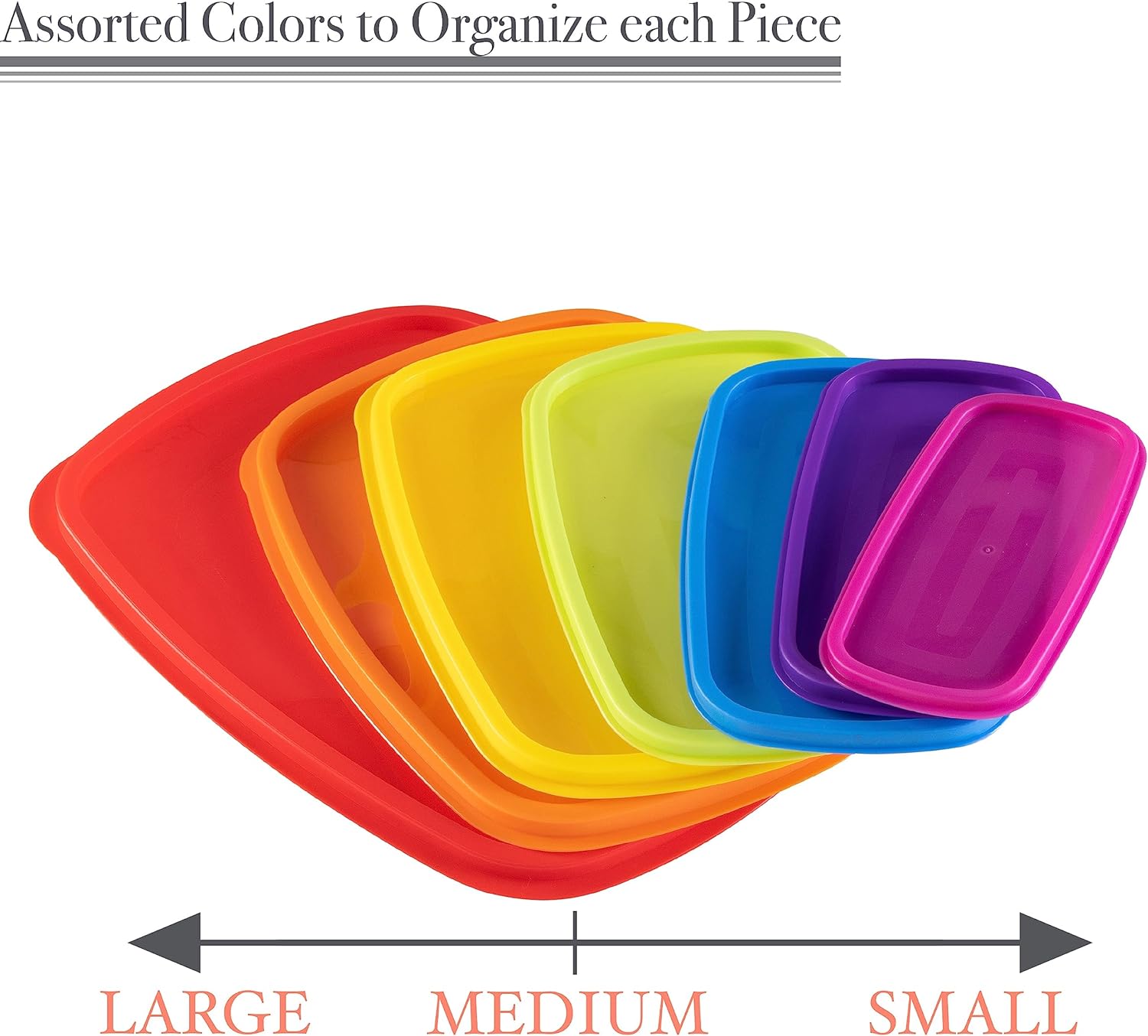 7pcs Plastic Storage Box Set2 - Diqqawi Plates