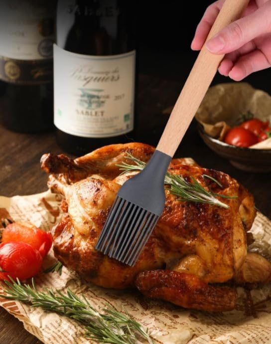 Silicone Basting & Pastry Brush - Diqqawi Plates