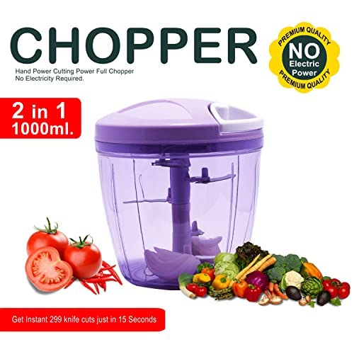 Manual vegetable chopper spin cutter styl2 - Diqqawi Plates