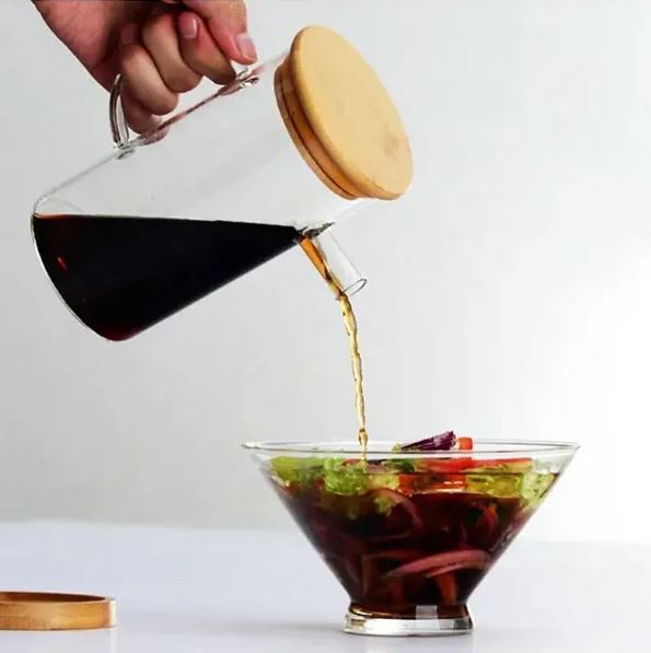 800ml Glass Bowling Oil Pot - Diqqawi Plates