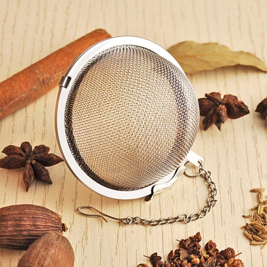 Stainless Steel Spice Mesh Seasoning Ball - Diqqawi Plates