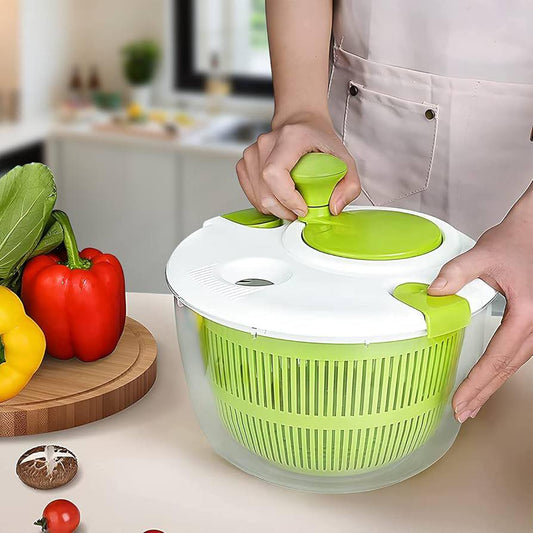 Salad Spinner with Drainer, Bowl and Strainer