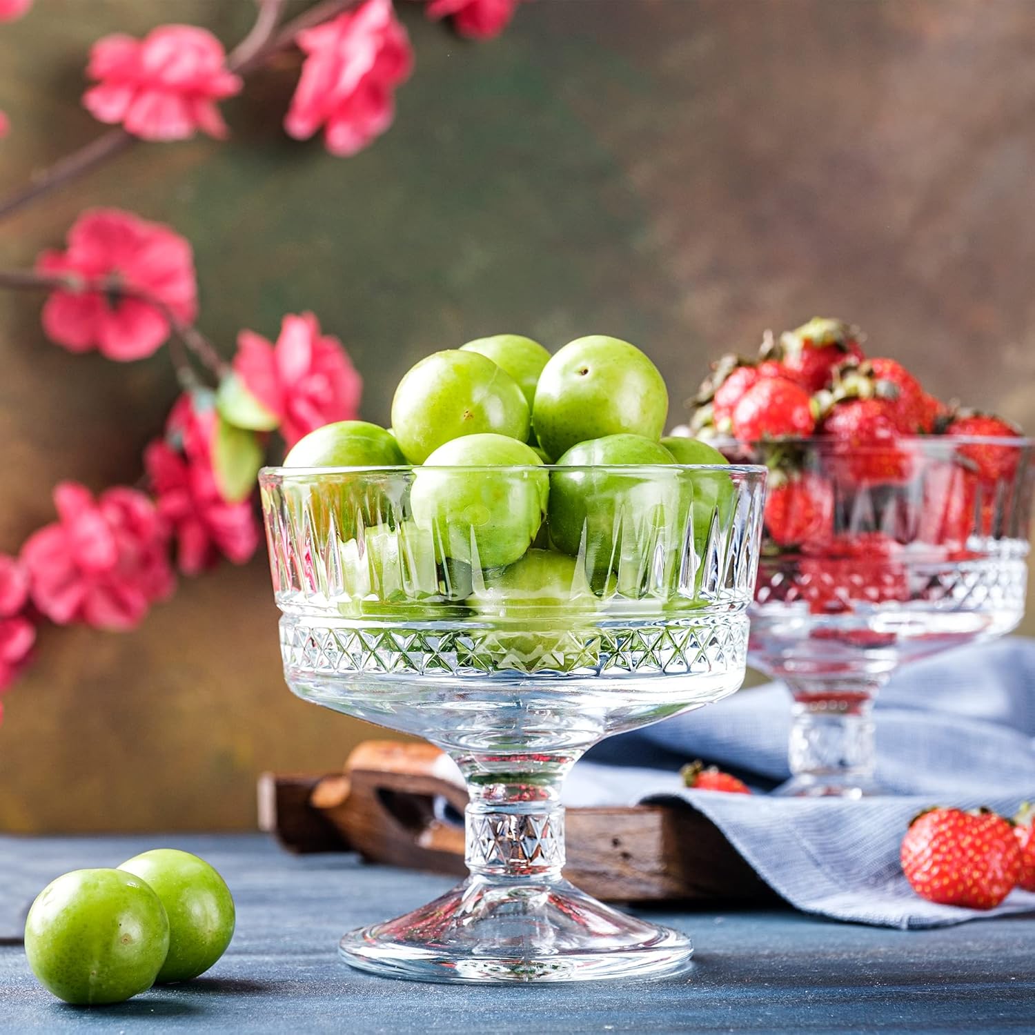 Glass Dessert Bowl 240ml - Diqqawi Plates