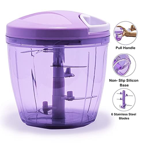 Manual vegetable chopper spin cutter styl2 - Diqqawi Plates