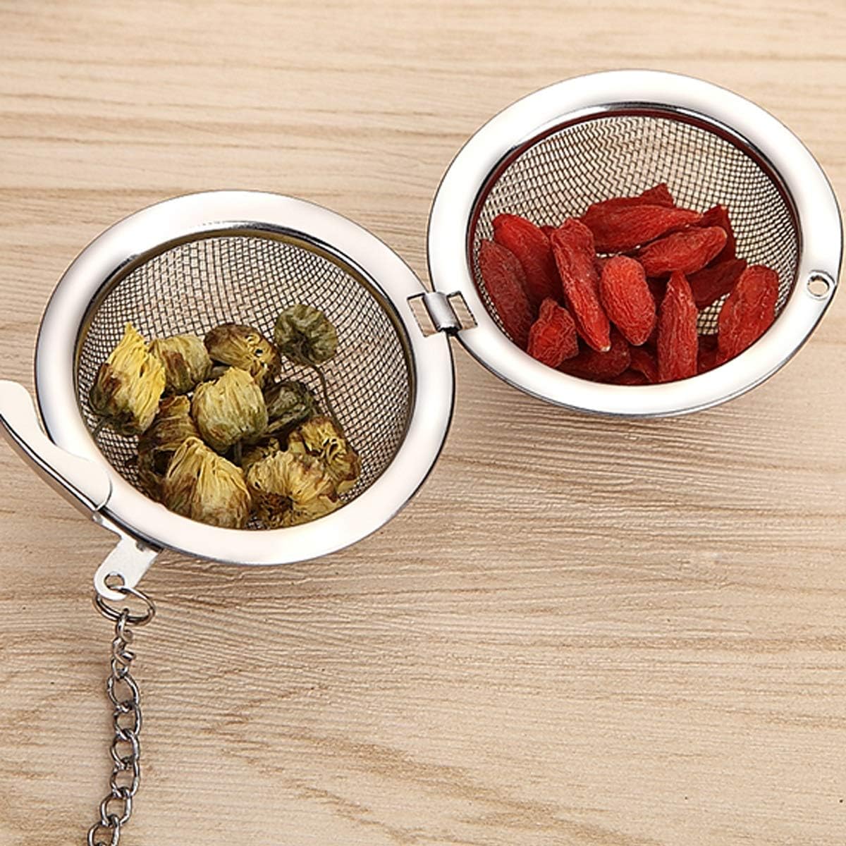 Stainless Steel Spice Mesh Seasoning Ball - Diqqawi Plates