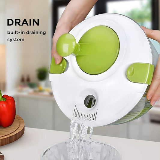 Salad Spinner with Drainer, Bowl and Strainer