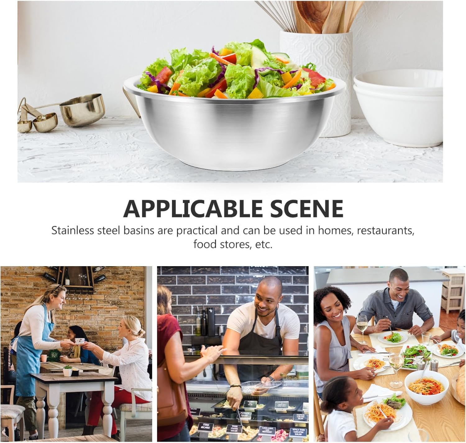 Stainless Steel Multipurpose Basin - Diqqawi Plates