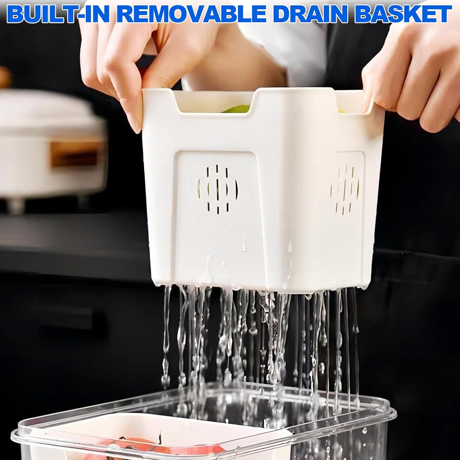 Fruit Storage Container for Fridge - Diqqawi Plates