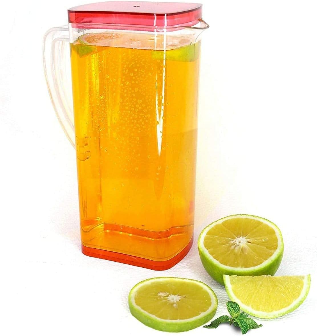 2000 ML Water Juice Pitcher with Lid and 4 Cups - Diqqawi Plates