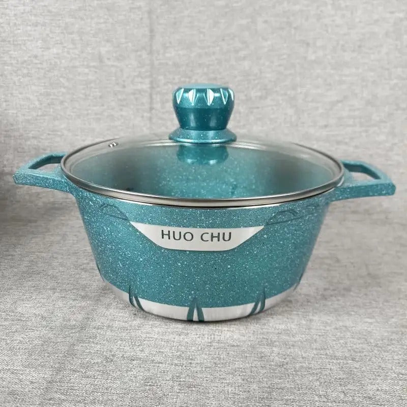 HotChef Eco-friendly Energy Saver Nonstick granite casserole - Diqqawi Plates