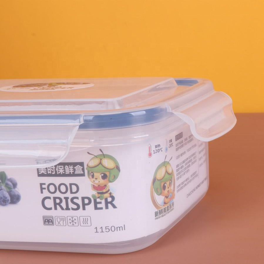 Clear Food Storage Box – Airtight & Durable Container - Diqqawi Plates