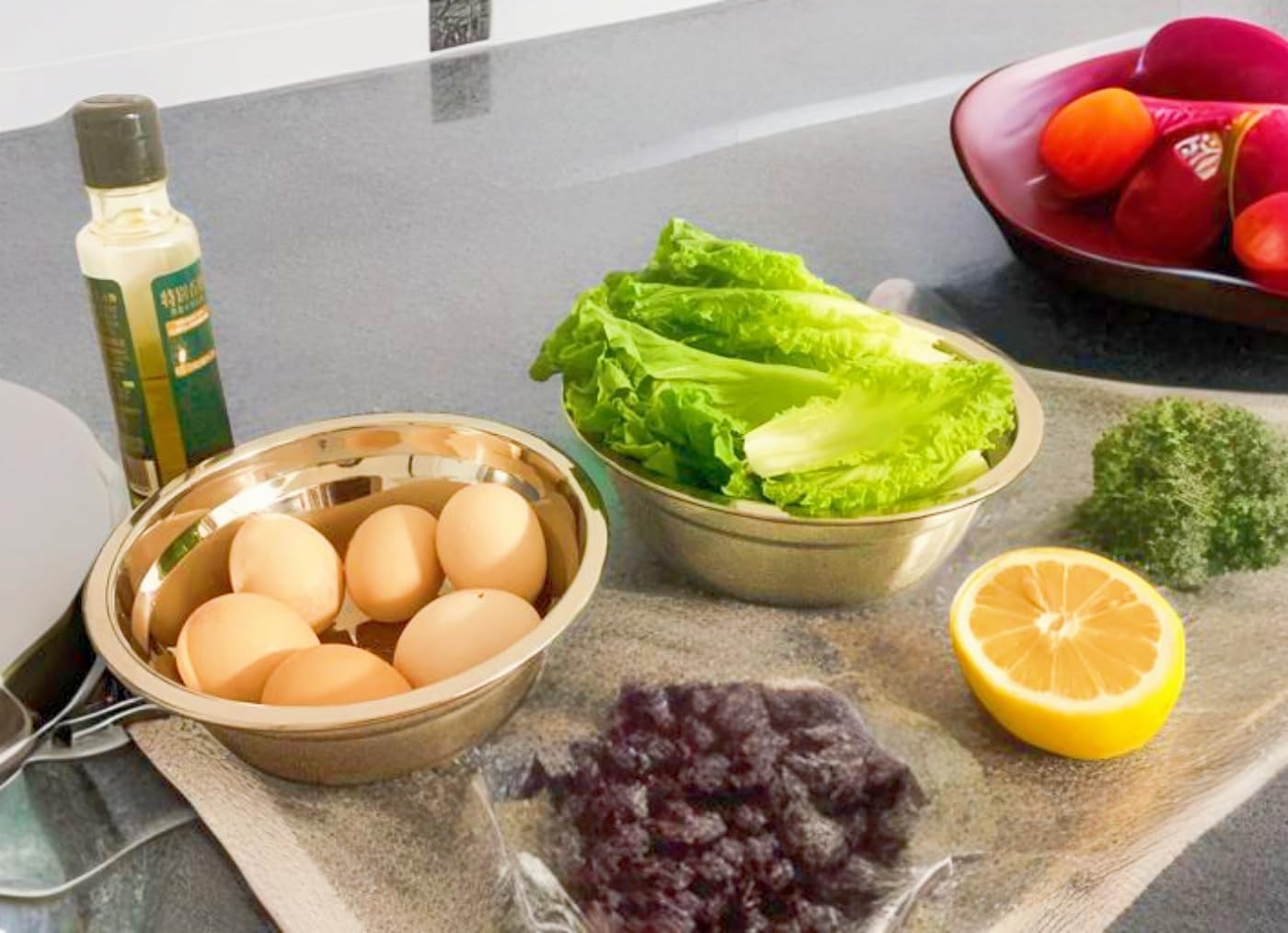 Stainless Steel Mixing Bowl - Diqqawi Plates