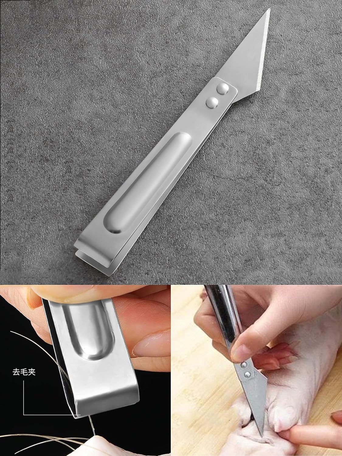 Kitchen Peeler and Clip Knife Set - Diqqawi Plates