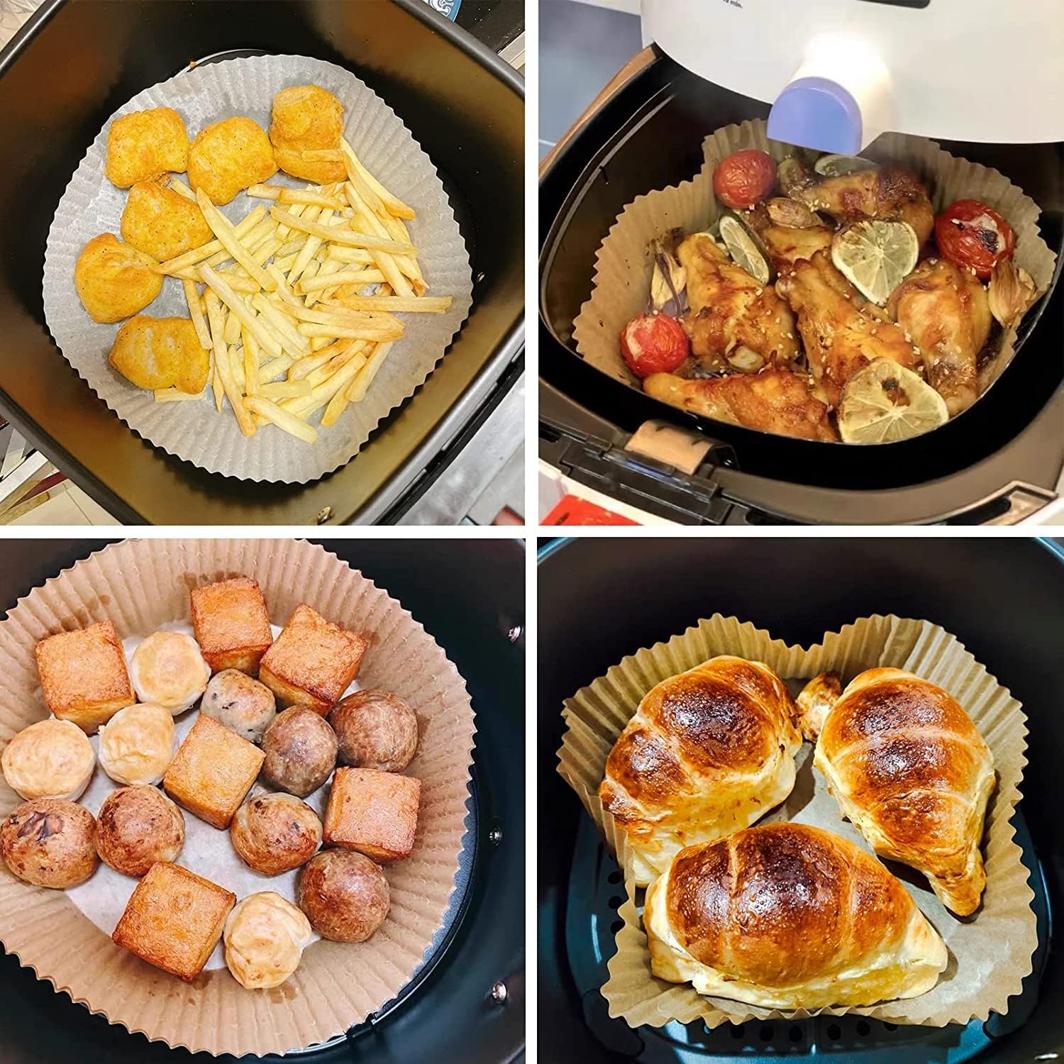 50 pcs Air Fryer Paper Liners - Diqqawi Plates