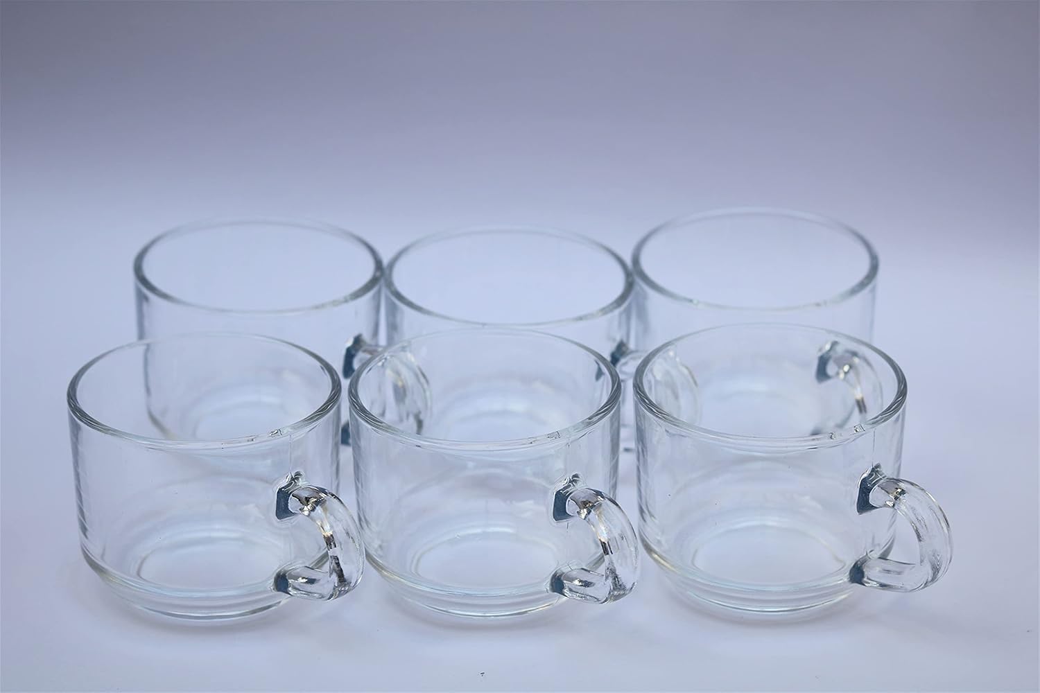 210ML Glass Tea cup with Handle - Diqqawi Plates
