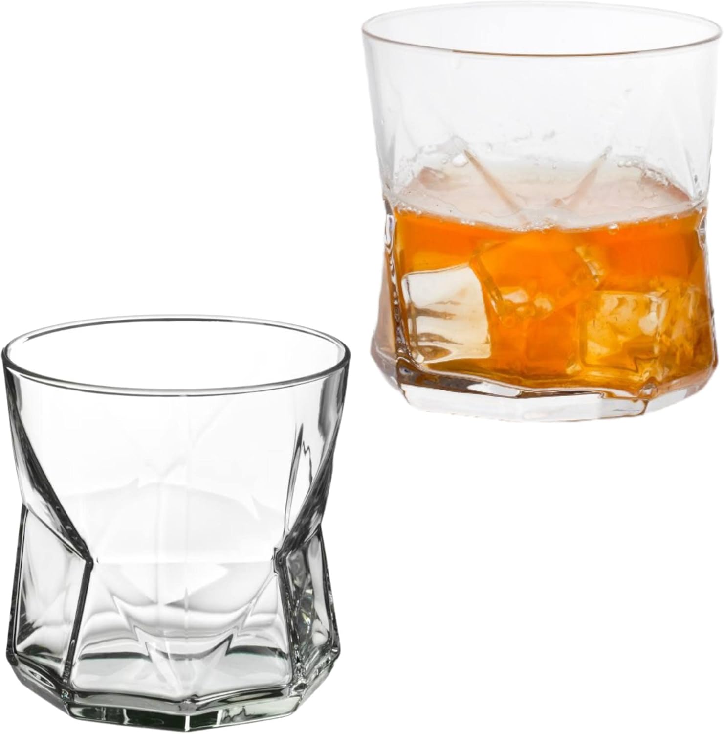 250ML Dimond Blade Edge Tumbler Glasse - Diqqawi Plates