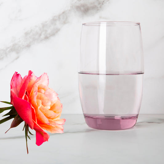 Italian Style Lavender Beverage Glasses 12 oz - Diqqawi Plates